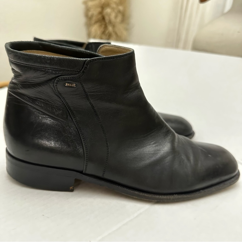 Bally Black Leather Boots